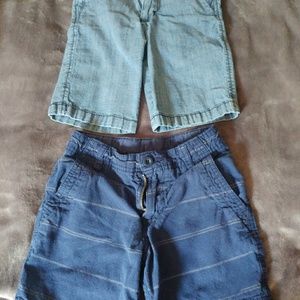Two pairs of boys shorts, Arizona & Faded glory